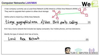 13 Computer Networks  GCSE OCR Computer Science J277 Paper 1  Exam Questions and Recap [upl. by Adlihtam]