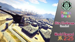 GTA online  탈옥세계1위 Prison break  Demolition  225 New World record [upl. by Nellahs]