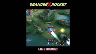 Granger X Rocket 🚀 shorts mlbb mobilelegends [upl. by Ivatts610]