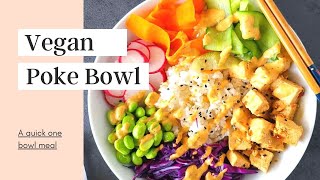 Vegan poke bowl  Tofu Poke Bowl [upl. by Hassett768]