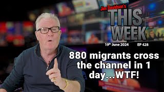 Jim Davidson  880 migrants cross the channel in 1 dayWTF [upl. by Ahseikan]