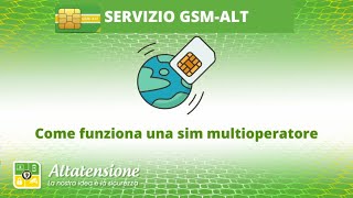 SIM PER ANTIFURTO Come funziona una sim multioperatore [upl. by Babcock]