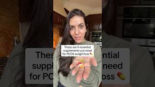 4 Essential Supplements for pcos weight loss [upl. by Letch]