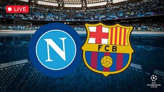 Napoli Barcellona 11 🔴 LIVE PostPartita con Calzona e Xavi in conferenza ⚽ Champions League [upl. by Claudio]