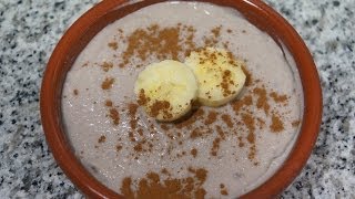 Crema de plátano  Postre fácil y rápido [upl. by Trofmoc595]