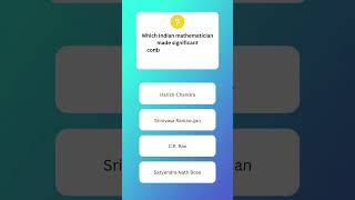 Mathematician Behind Ramanujan Prime  Hard Indian Trivia [upl. by Ahsyt]