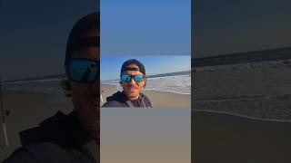 Back on the beach 😎 SurfFishing VilanoBeach Pompano Fishing [upl. by Guinn]