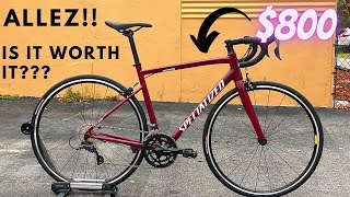 2021 Specialized Allez Raspberry color 900 ENTRY LEVEL ROAD BIKE [upl. by Ellerret]