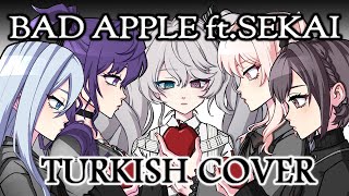 Bad Apple featSEKAI  Turkish Cover 【Reirarts Mienkek Minachua sonsinason RoraEos 】 [upl. by Valli995]