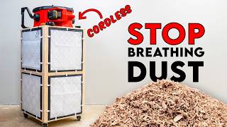 Stop Breathing DUST Build This DIY Cordless Shop Air Filter [upl. by Jacqueline]