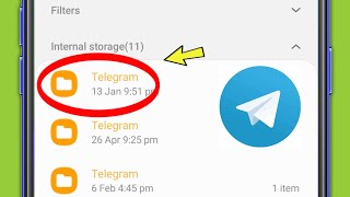 How to Find Downloaded Telegram Files  Photo  Video  Data File Manager [upl. by Odnama142]