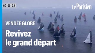 Vendée Globe 2024  par un vent très faible les skippers ont débuté leur tour du monde [upl. by Loren486]