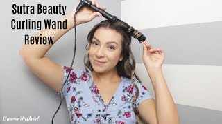 Sutra Beauty Curling Wand Review  Breanna McDaniel [upl. by Nichols]