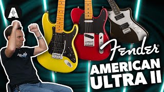 New Fender American Ultra II  Fenders Most Modern Guitars Evolved [upl. by Demah]