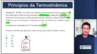 Gases Ideais e Termodinâmica  Exercício Resolvido 2 [upl. by Wesle]