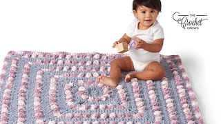 Easy Crochet Marshmallow Baby Blanket Pattern [upl. by Ahsakat]