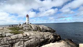 Peggy’s Cove Lighthouse Bag Pipe Player novascotia [upl. by Iruahs727]