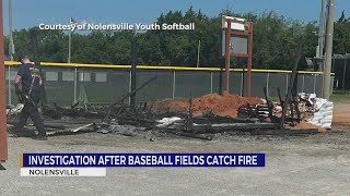 Nolensville Youth Softball’s equipment destroyed after shed catches fire [upl. by Donica362]