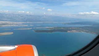 11052019 Landing at Zadar AirportZAD [upl. by Dareece462]