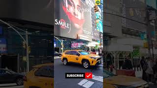 NEW YORK  TIMES SQUIRE  rksigdel123 timessquareshorts newyorkcity youtube [upl. by Yssac]