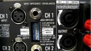 Bridging a QSC amplifier  Stage Left Audio [upl. by Dopp]