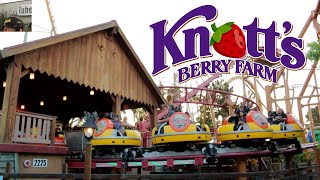 Knotts Berry Farm Rides Roller Coasters [upl. by Roanna223]