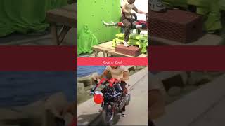 Making of song on bike South Movie southmoviehindidubbedBikerider [upl. by Euqenimod200]