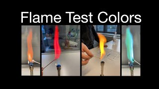 Flame Test Colors [upl. by Portwin]