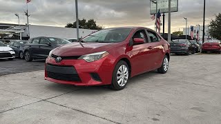 2014 Toyota Corolla LE Miami Miami Beach Homestead Kendall Coral Gables FL [upl. by Assilana]