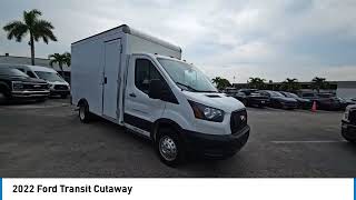 2022 Ford Transit Cutaway near me Miami Doral Miami Beach Hialeah FL P183316 P183316 [upl. by Gnad]