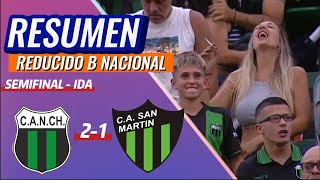 RESUMEN  NUEVA CHICAGO  SAN MARTIN DE SAN JUAN  REDUCIDO B NACIONAL  SEMIFINAL IDA [upl. by Nakah593]