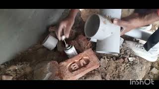 bathroom west water pipe line proper fitting install [upl. by Beitz211]