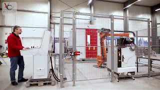 XRH222 Robot Automated loading of universal Xray system [upl. by Eddana]