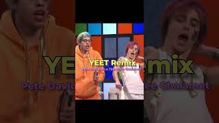 Pete Davidson x Timothee Chalamet  YEET Remix THE REAL HEAT🤣🔥SNL [upl. by Clarance]