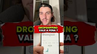 Dropshipping Vale a Pena  dropshipping shorts miguelexpat dinheiro [upl. by Magavern10]