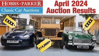 British Sports Cars Sell For BIG Money Hobbs Parker April 2024 Classic Car Auction Results [upl. by Anidal]