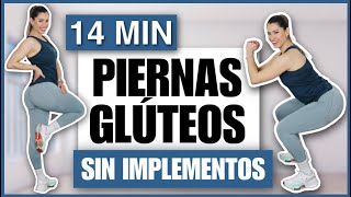 PIERNAS TONIFICADAS Y GLÚTEOS GRANDES  RUTINA DE EJERCICIOS EN CASA SIN PESAS  NatyGlossGym [upl. by Courcy110]