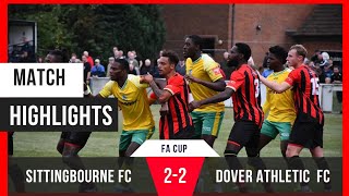 Sittingbourne FC vs Dover Athletic FC Match Highlights [upl. by Anitneuq]