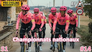 LE FLOP DES CHAMPIONNATS NATIONAUX  Épisode 14  Saison 1  Pro Cycling Manager 2024 [upl. by Torray]