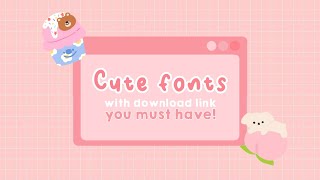 40 cute fonts  dafontcom with download link [upl. by Otnicaj289]