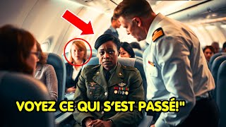 LE PILOTE EMPÊCHE UNE SOLDATESSE NOIRE DE S’ASSEOIR EN PREMIÈRE CLASSE ET LA RÉACTION VOUS CHOQUERA [upl. by Kuo]