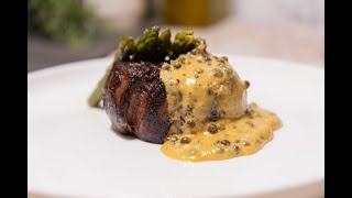 Eye Fillet With Creamy Peppercorn Sauce [upl. by Adnical979]