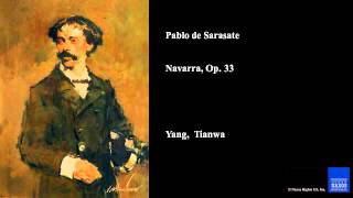 Pablo de Sarasate Navarra Op 33 [upl. by Annahtur939]