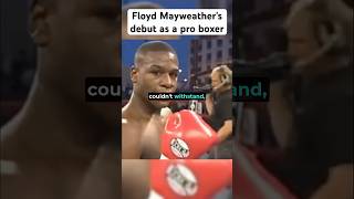 Floyd Mayweathers debut as a professional boxer boxing mma ufc [upl. by Anatnas489]