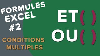 Tuto Excel  Les fonctions ET et OU  Utilisation de la formule SI [upl. by Joana]