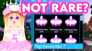 Are HALOS LESS RARE Why Are There MORE Halos in Royale High [upl. by Adnorahs]