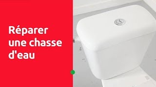 Démonter réparer réservoir chasse deau WC bouton poussoir Roca Zoom Sedépanner [upl. by Oni473]