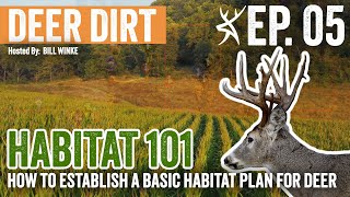 How to Establish a Basic Habitat Plan for Deer  DEER DIRT EP 05 [upl. by Kenyon606]