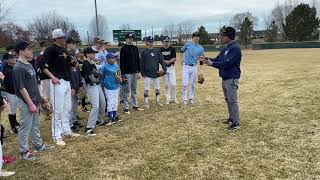 Infield Plays 2 Handed Slow Roller  Throwing Drill [upl. by Harvie73]