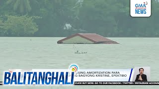 NHA  Moratorium sa housing amortization para sa mga naapektuhan  Balitanghali [upl. by Novyaj]